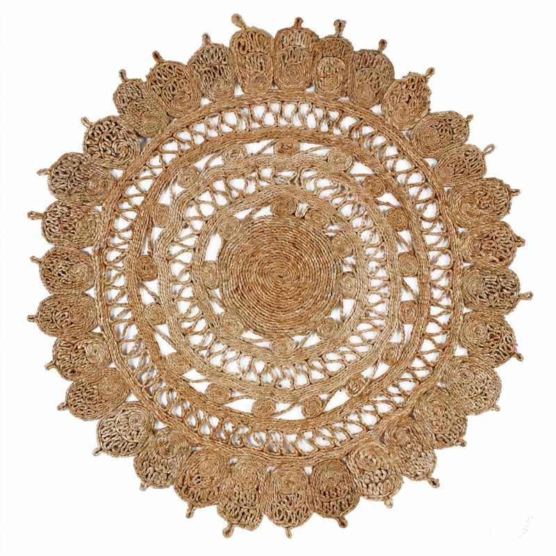Zarla Rugs Jute in Natural