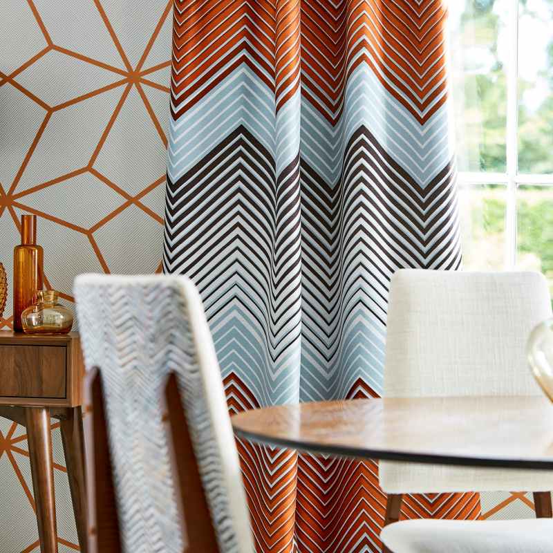 Axal Wallpaper 111979 by Harlequin in Rust Brown