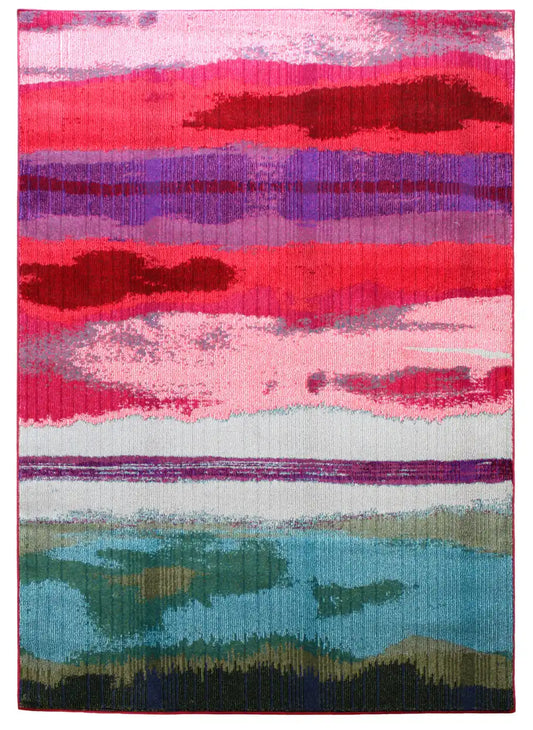 Asiatic colores modern rugs colores modern 06 Purple, Multicoloured, Pink Living Room  Rug.