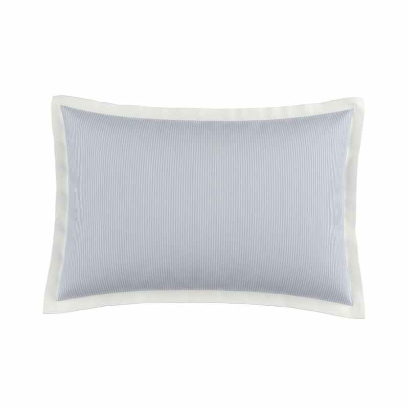 Demi Seersucker Bedding by Bedeck of Belfast in Blue White