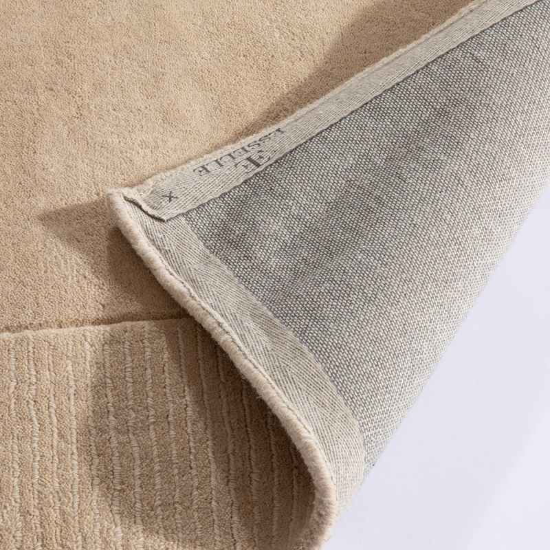 Esme Mayfair Carved Wool Runner Rugs in Cream