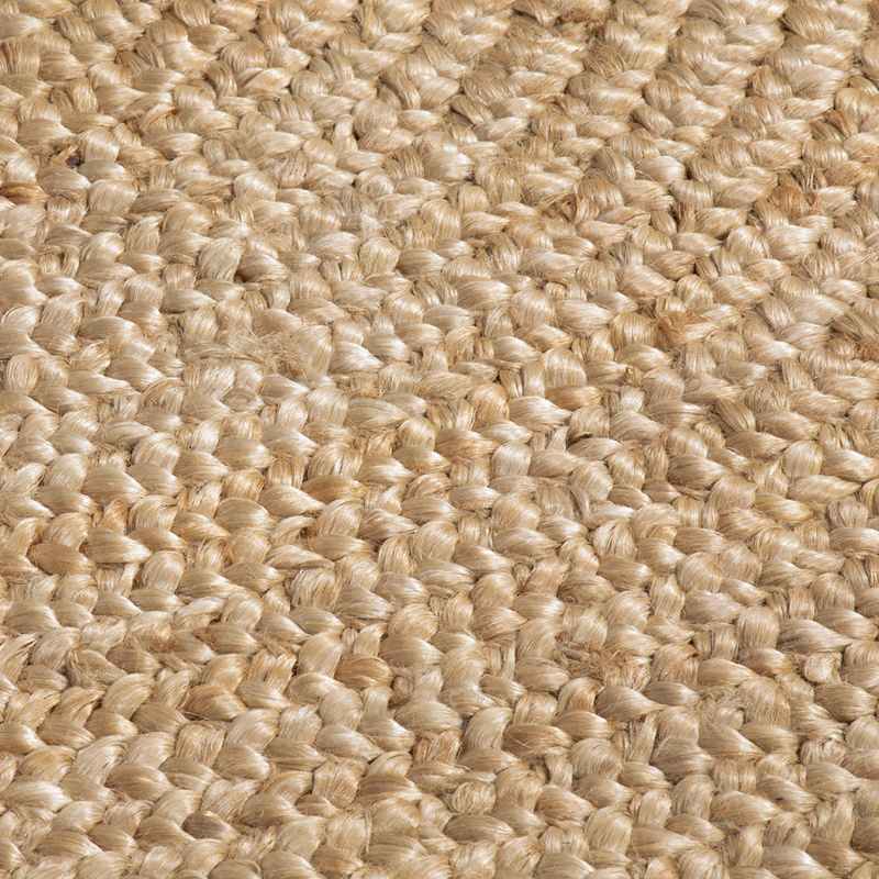 Heaton Circular Round Jute Rugs in Naturelle
