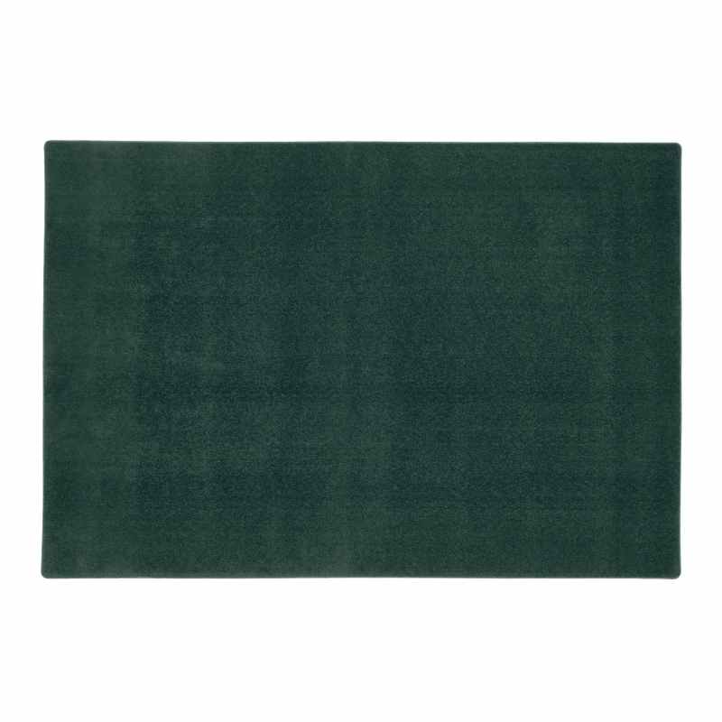 Hug Rug Sense Plain Modern Washable Luxury Rug in Forest Green