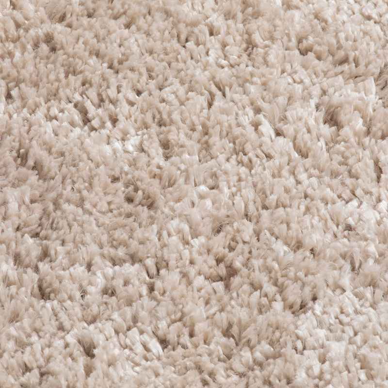 Larissa Washable Plain Shaggy Runner Rug in Stone Grey