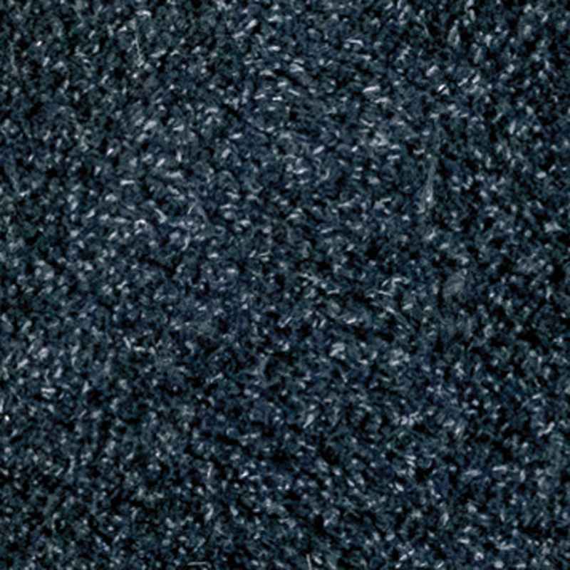 Latex Anti Slip Washable Plain Doormat in Graphite Grey