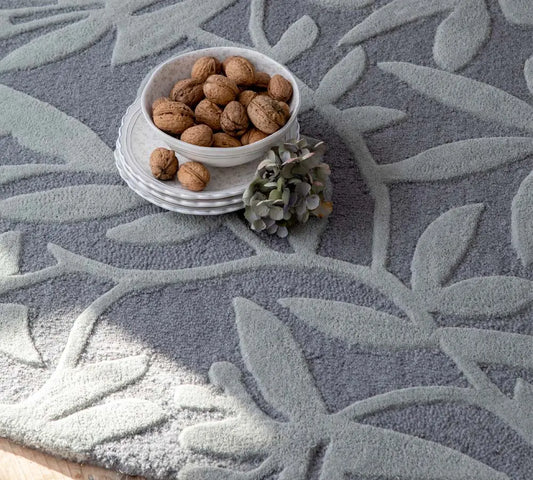 Cleavers Laura Ashley Dark Steel 080904 Rug