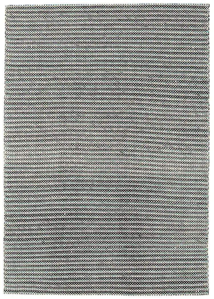 Asiatic linden aqua Blue  Wool Rug.