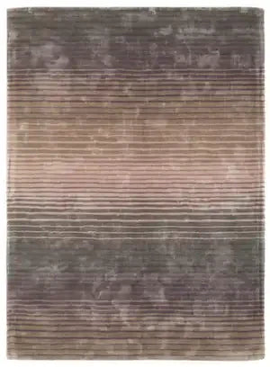 Asiatic holborn lunar Purple  Striped Rug.