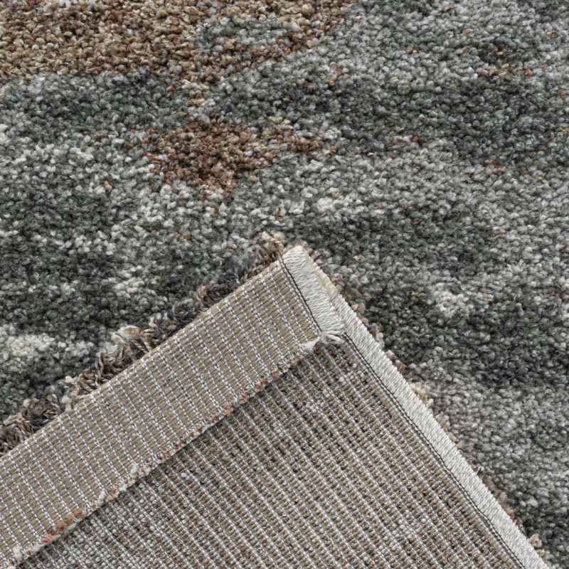 Mehari 23381 6747 Wilton Abstract Rug in Charcoal Grey