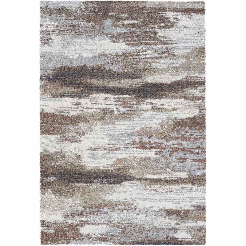 Mehari 23381 6787 Wilton Abstract Rug in Brown Grey