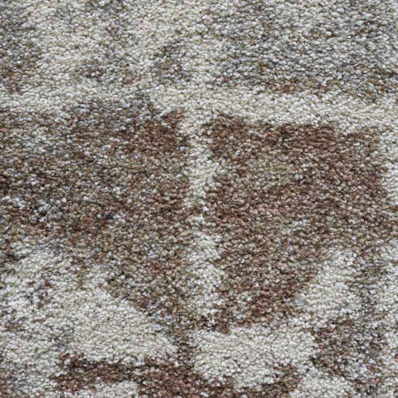 Mehari 23394 6767 Wilton Abstract Rug in Brown Grey