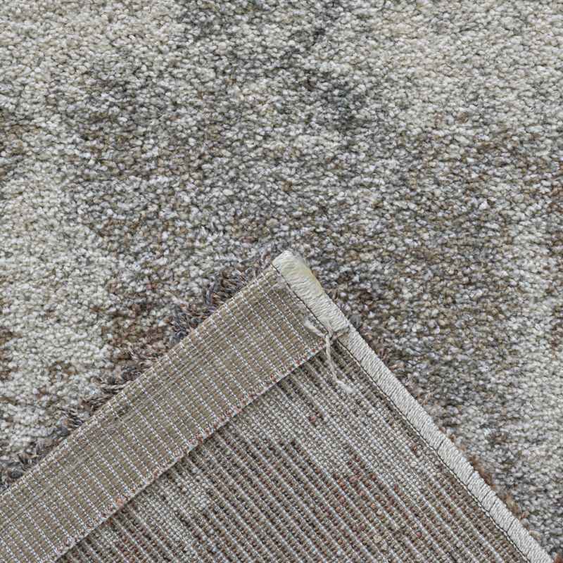 Mehari 23394 6767 Wilton Abstract Rug in Brown Grey