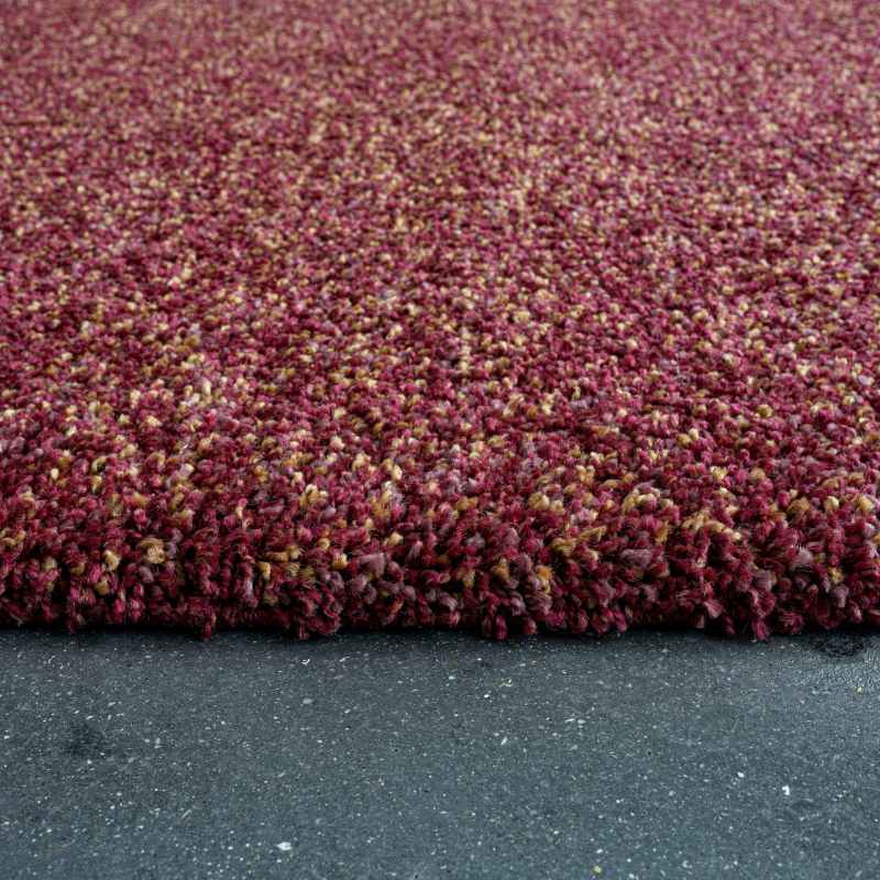 Mehari 23600 1919 Wilton Shaggy Plain Rug in Pink
