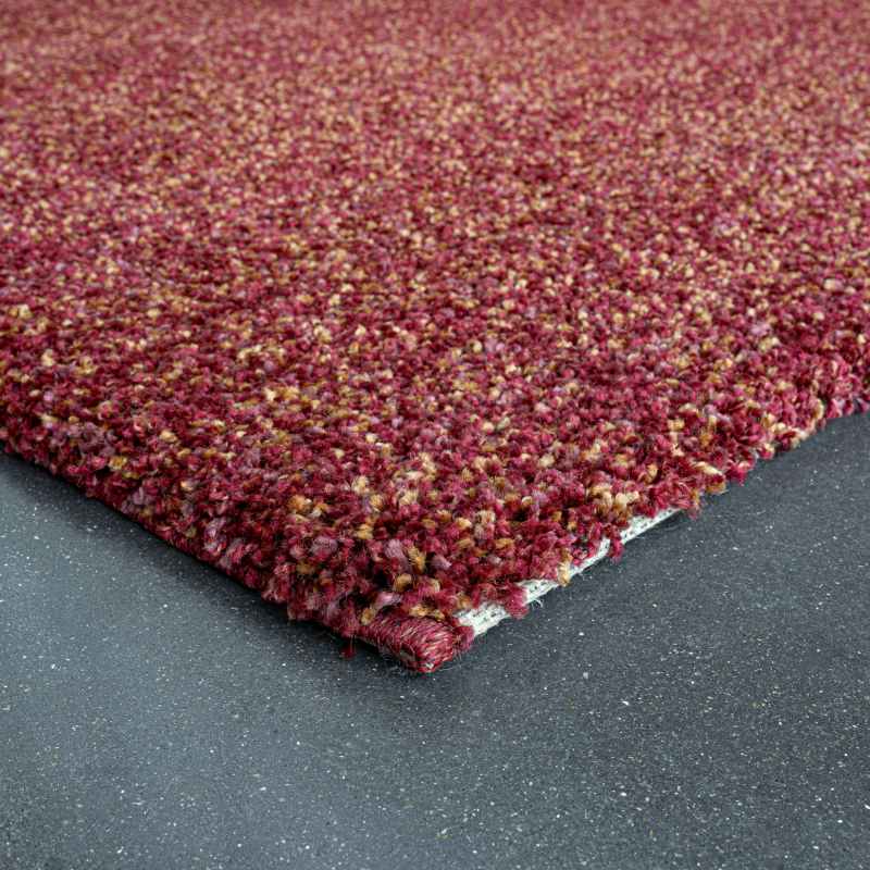 Mehari 23600 1919 Wilton Shaggy Plain Rug in Pink