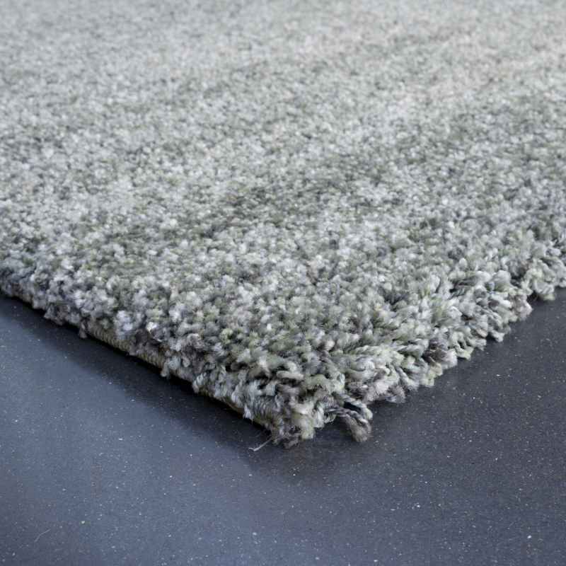 Mehari 23600 4747 Wilton Shaggy Plain Rug in Grey