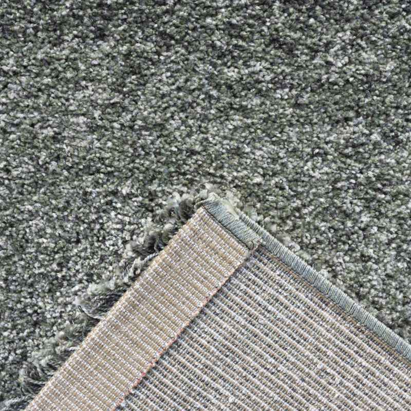 Mehari 23600 4747 Wilton Shaggy Plain Rug in Grey