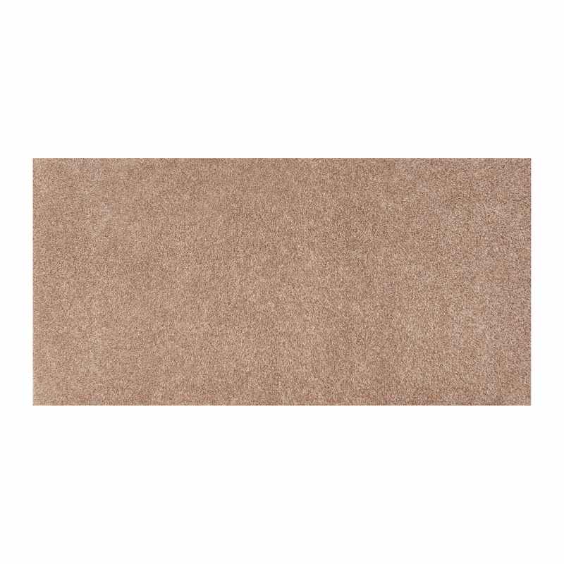 Multi Grip Washable Plain Doormat in Fawn Brown