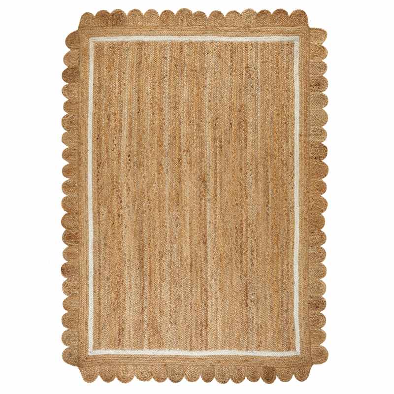 Naturals Border Jute & Cotton Flatweave Rug