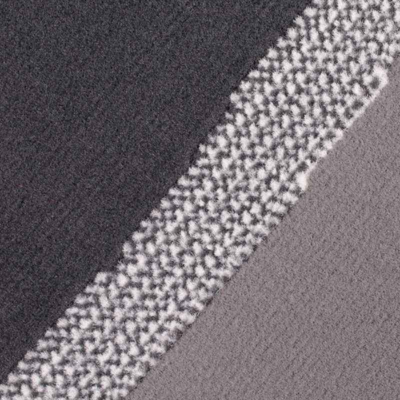 Nova Stripe Modern Rugs in Grey