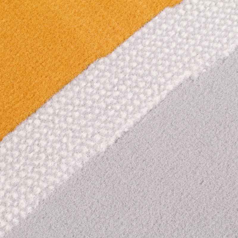 Nova Stripe Modern Rugs in Ochre Yellow