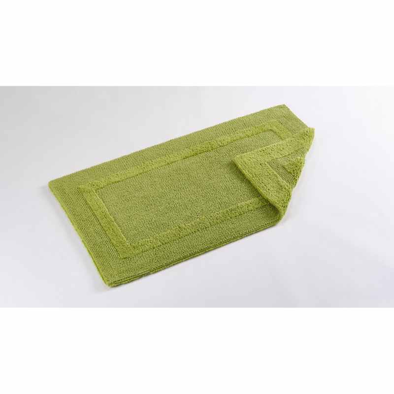 Reversible Bath Mat 165 by Designer Abyss & Habidecor in Apple Green