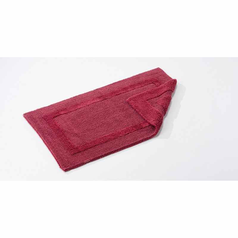 Reversible Bath Mat 578 by Designer Abyss & Habidecor in Canyon Red