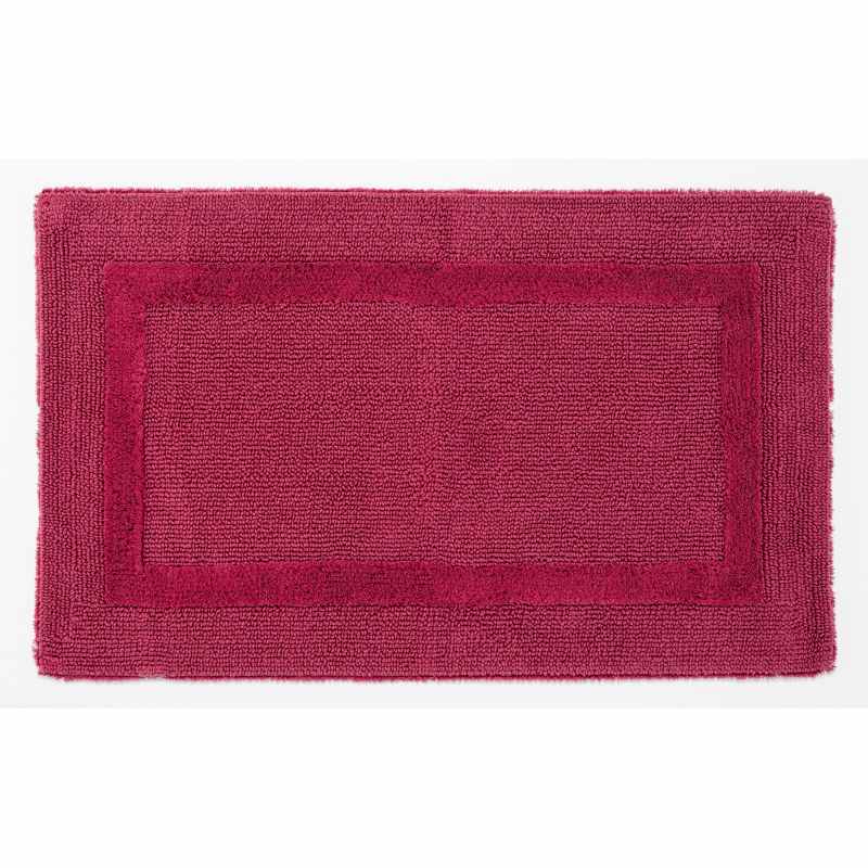 Reversible Bath Mat 578 by Designer Abyss & Habidecor in Canyon Red