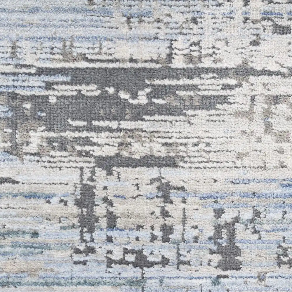 Abstract Hues ABH02 Blue Grey Rug RS