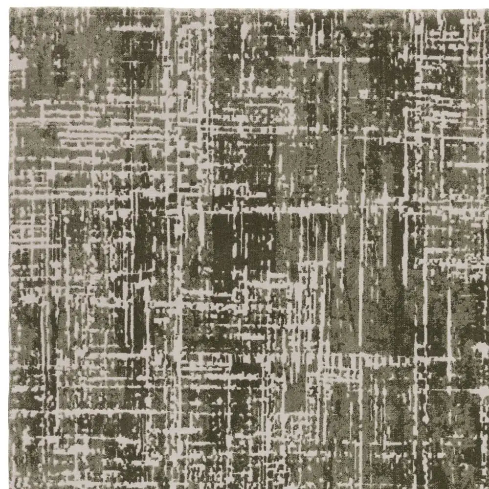 Asiatic kuza abstract green Green Living Room Rug.