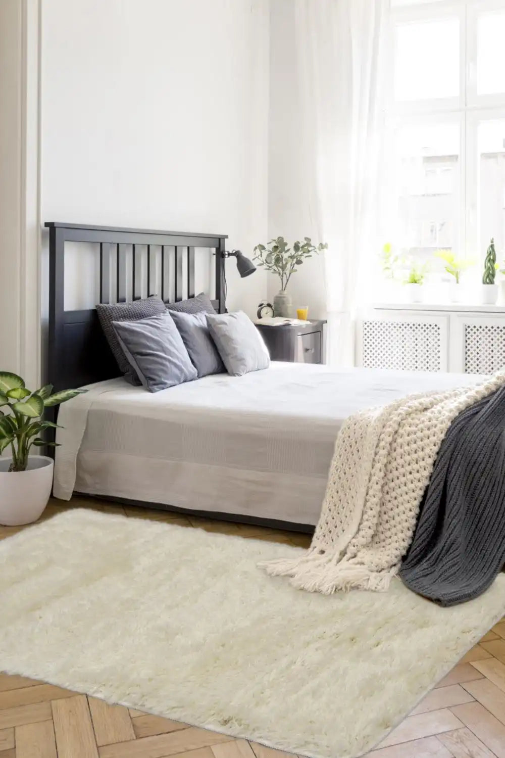 Soft Washable COSY IVORY Rug RS