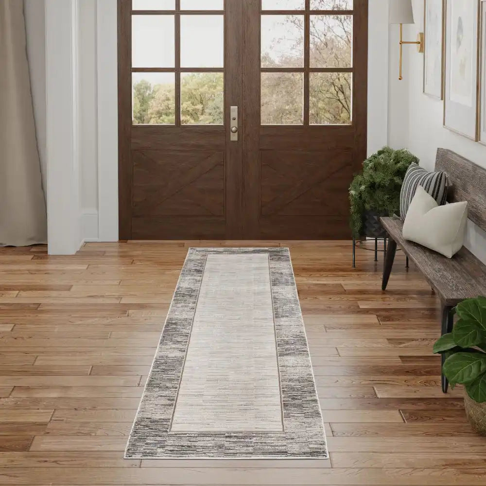 Desire Nourison DSR02 GREY BLACK Rug RS