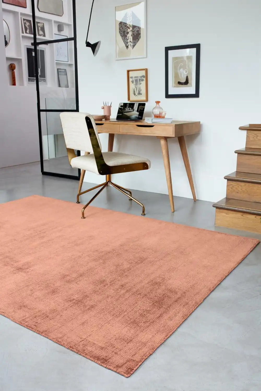 Asiatic blade earth Orange Living Room Rug.
