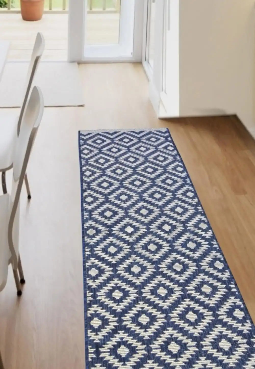 County Indoor Outdoor Genesis NAVY Rug RS