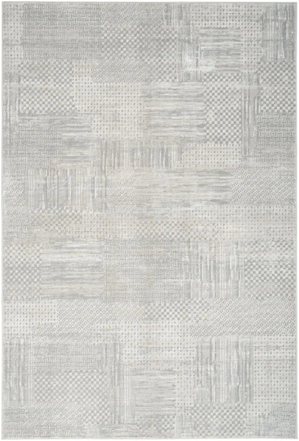 Glitz Nourison GLZ 09 Silver Grey Rug RS