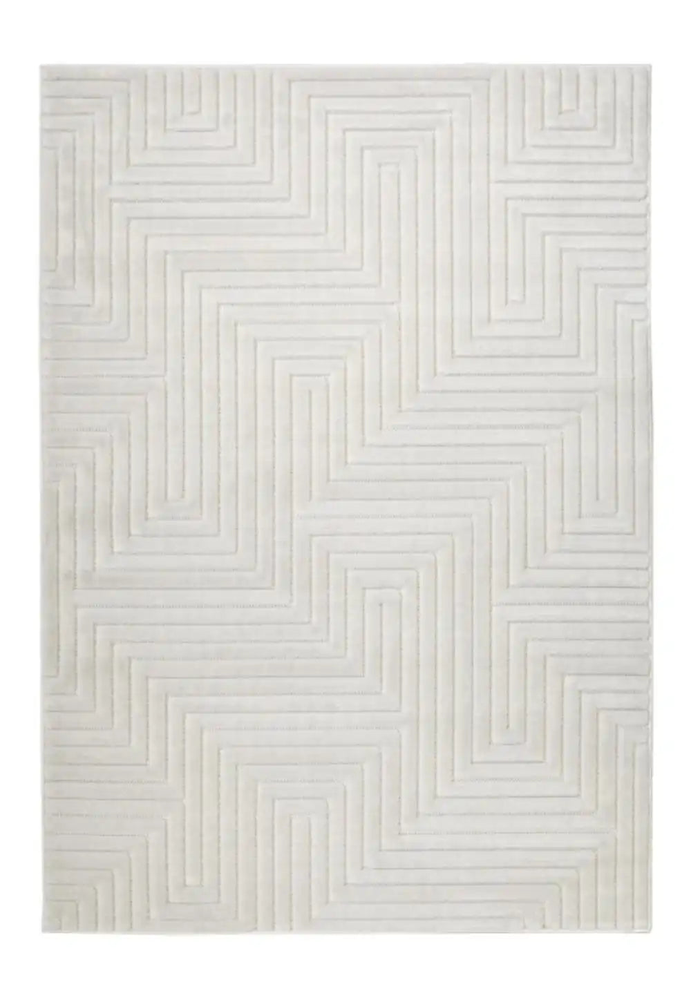 Malmo Indoor Outdoor MAZE WHITE Rug RS