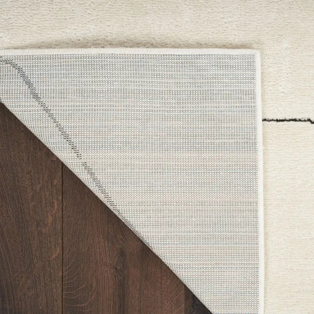 Modern Comfort MNC02 Ivory Black Rug RS