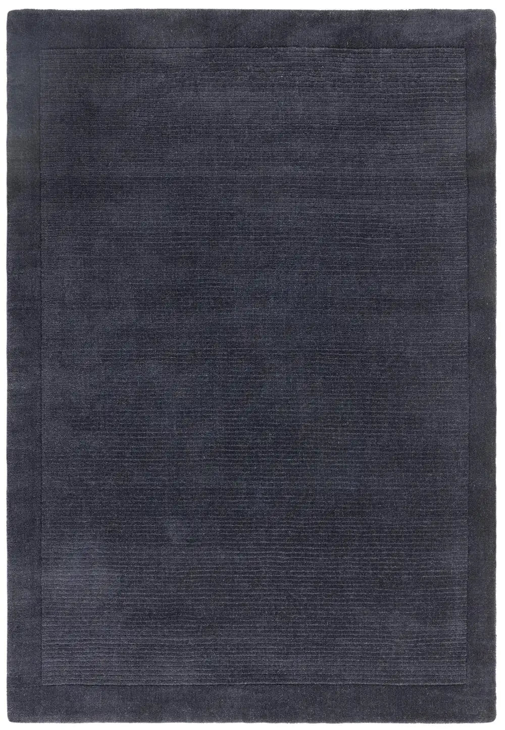 Asiatic york navy Blue, Navy Living Room Wool Rug.