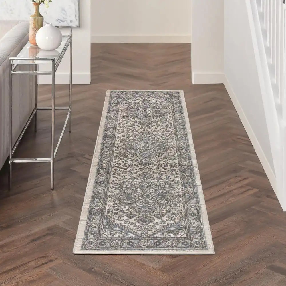 Quarry QUA05 Ivory Blue Rug RS