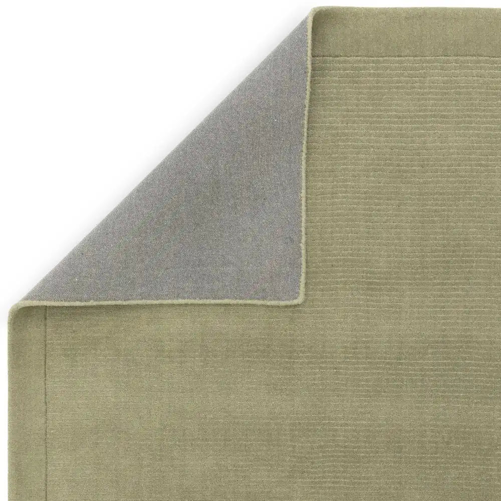 Asiatic york sage Green Living Room Wool Rug.