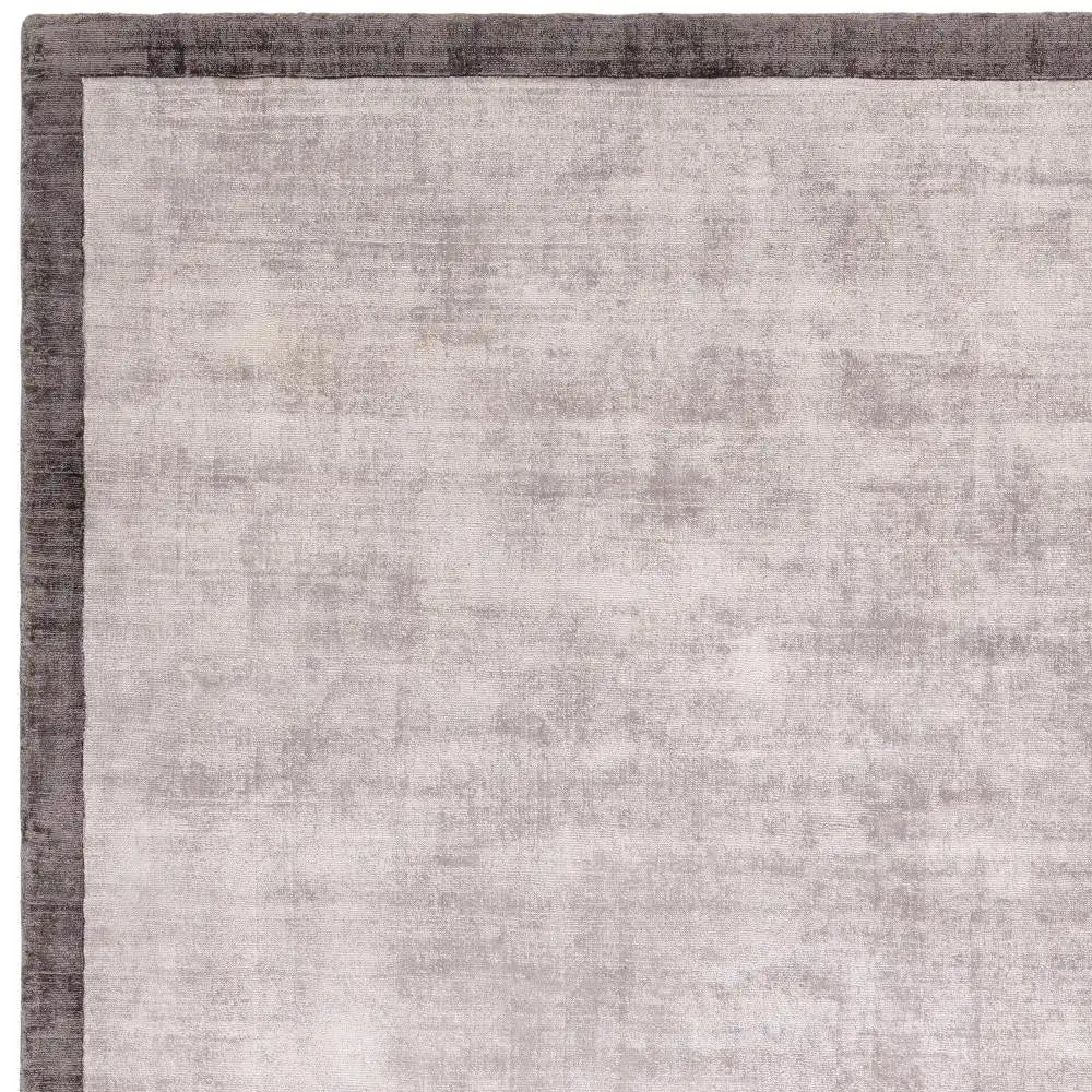 Asiatic blade border silver grey 08 Grey Living Room Rug.