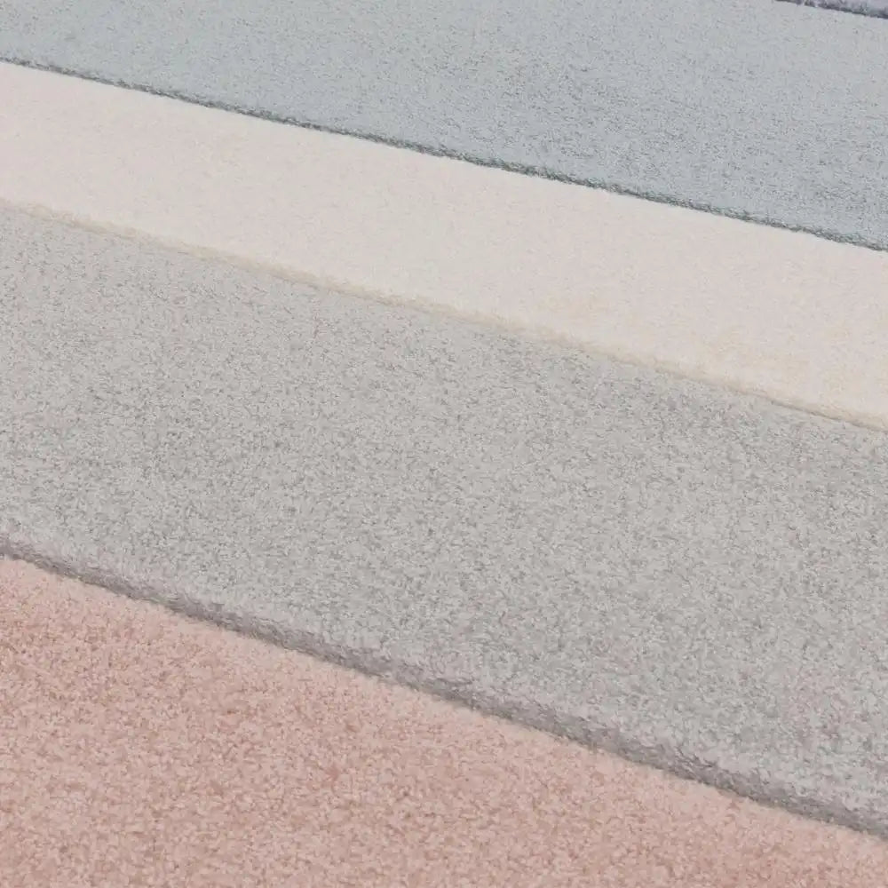 Asiatic sketch sk12 blocks pastel Blue, Pink Living Room Rug.