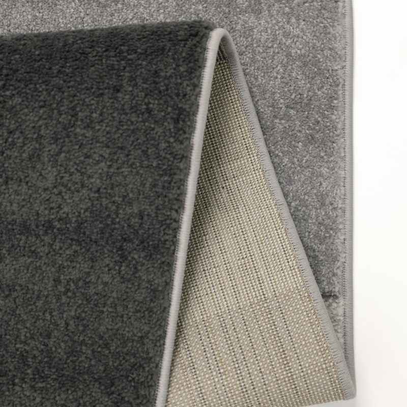 Sara Blocks Modern Geometric Carved Rugs in Grey