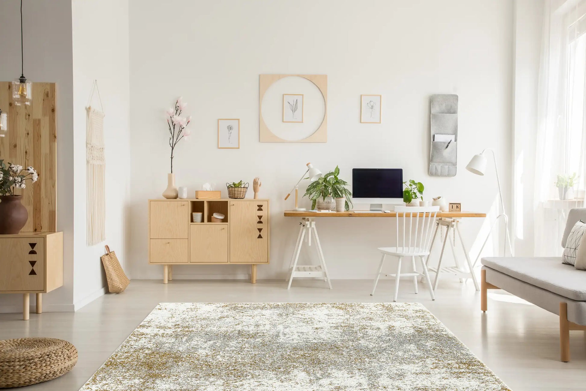 dream dm10 cream gold    Rug.