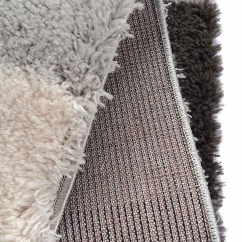 Snug Blocks Shaggy Geometric Rugs in Grey