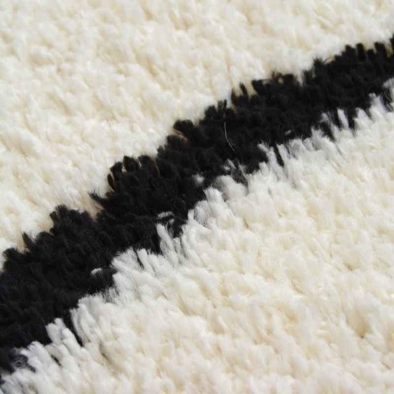 Snug Iso Shaggy Abstract Rugs in Black