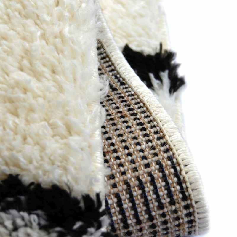 Snug Iso Shaggy Abstract Rugs in Black