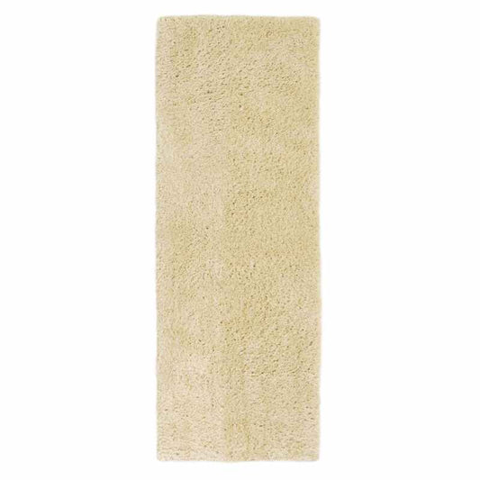 Snug Plain Shaggy Modern Runner Rugs in Honey