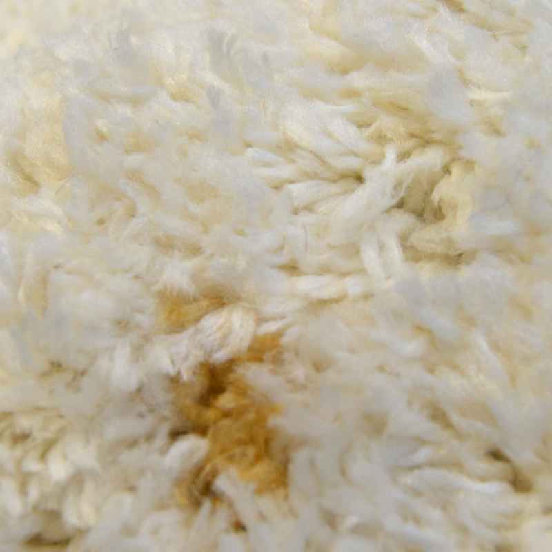 Snug Spot Shaggy Modern Rug in Cream White
