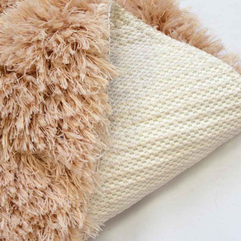 Soft Washable Cosy Modern Shaggy Rugs in Champagne Brown