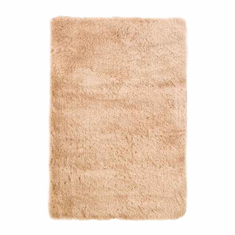 Soft Washable Cosy Modern Shaggy Rugs in Champagne Brown